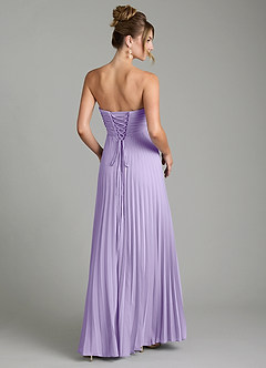 Azazie Tempest Robes de demoiselle d'honneur Robe Empire Convertible en Mousseline de soie Corset Lilas image5