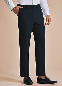 front James Marineblau Anzughose