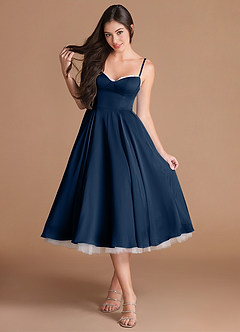 Midi jurk Heiress Marine image6