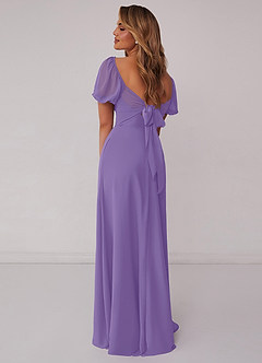Barbie ♥ Azazie Bridesmaid Dresses Tahiti A-Line Pleated Chiffon Dress image3