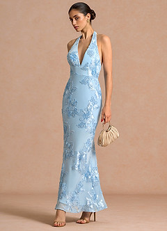 Robe Maxi Bleu Ciel Cipriana image1