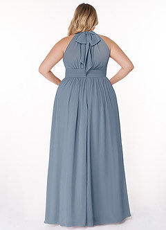 Azazie Iman Bridesmaid Dresses Twilight A-Line A-Line Ruched Chiffon Dress image18