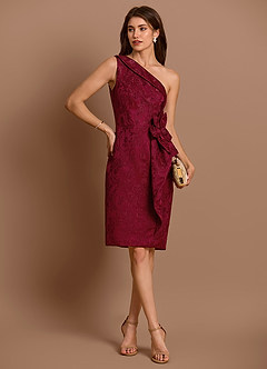 Vestido Frambuesa Oscura Midi Gabriella image4