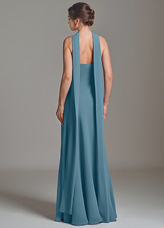 Azazie Ilana Bridesmaid Dresses Bermuda A-Line Strapless Chiffon Dress image2