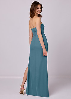 Barbie ♥ Azazie Bridesmaid Dresses Bermuda Sheath Strapless Chiffon Convertible Dress image6