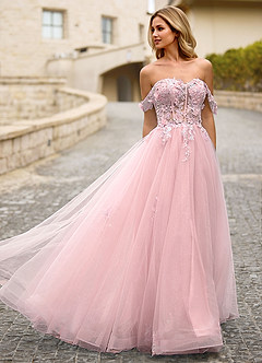 Eleanor Rose Robe de bal en dentelle florale 3D image6