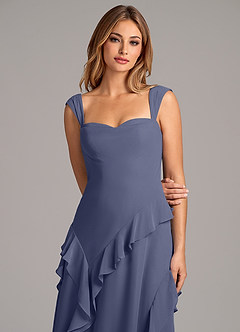 Azazie Sloane Bridesmaid Dresses Stormy A-Line Sweetheart Neckline Chiffon Dress image7