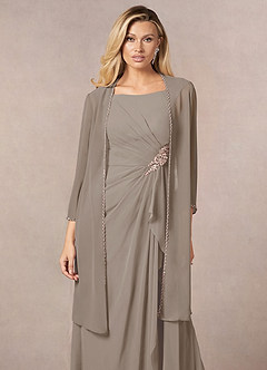 front Azazie Florida Chiffon Wrap
