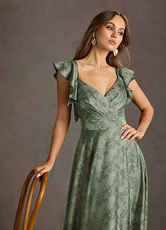 Leilani Sage Blue Maxi Dress image5