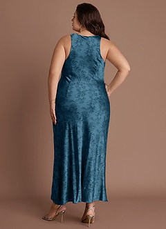 Gelina Navy Black Maxi Dress image14