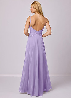 Barbie ♥ Azazie Bridesmaid Dresses Lilac A-Line Chiffon Dress image2