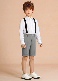 front Oliver Szary Komplet 3-częściowych spodenek chłopięcych