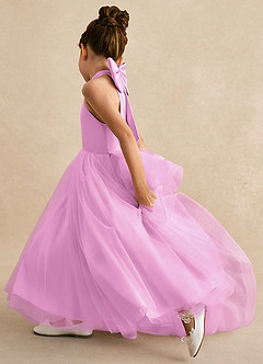 Azazie Bev Flower Girl Klänningar Klänning A-Line i Tyll Konvertibel image7