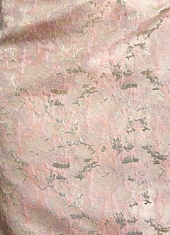 Azazie Irvine Mère de la mariée Robes Robe Trapèze en Jacquard Floral Plissée Rose Poussiéreuse image7