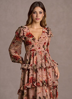 Vestido Malva Multi Largo Aurora image6