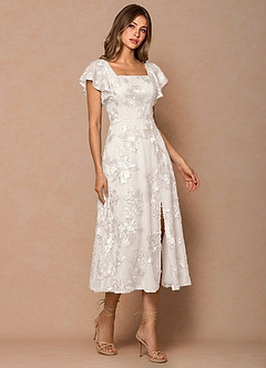 Vestido Nube Blanca Midi Talia image3