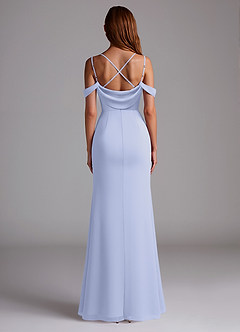 Azazie Callan Bridesmaid Dresses Lavender Mermaid Pleated Chiffon Convertible Dress image2