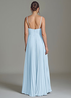 Azazie Catie Bridesmaid Dresses Sky Blue A-Line Sweetheart Neckline Chiffon Dress image6