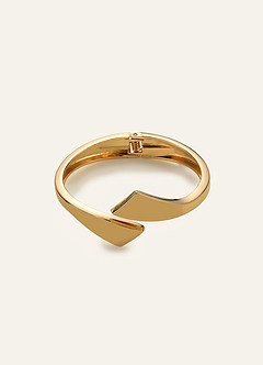 front Wrap Hinge Cuff Bracelet