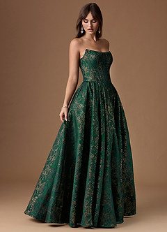 suknia Pozłacany Szmaragd Maxi Skyla image8