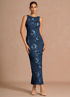 Fionna Navy Maxi Dress image3