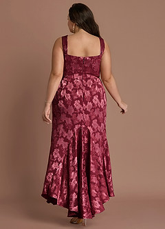 Saskia Wine Maxi Dress image12