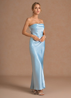 Maëlys Sky Blue Maxi Dress image5