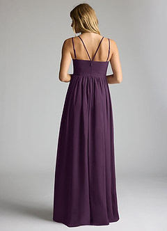 Azazie Emree Maternity Bridesmaid Dresses A-Line Chiffon Floor-Length Dress image4