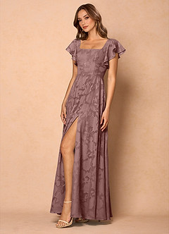 Anna Light Pink Ruffled Maxi Dress image6