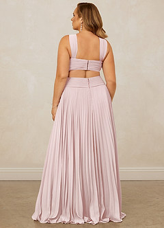 Christian Siriano Bridal for Azazie 1009 Bridesmaid Dresses Blushing Pink A-Line Pleated Chiffon Dress image15