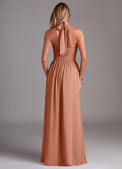 Azazie Avary Brautjungfernkleider A-Linie Plissee Chiffon Kleid Mai Tai image8