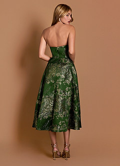 Marlie Matcha Green Midi Dress image2