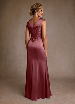 Azazie Santa Monica Mother of the Bride Mekot A-linja Pitsi Lattian pituus Pukeutua image2