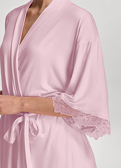 front Brudklänning med mjuk rayon-spetskant
