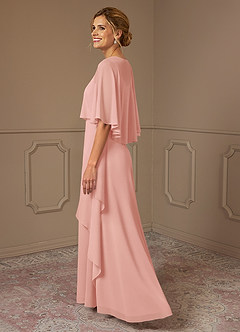 Azazie Bowie Mother of the Bride Dresses Rosette A-Line Chiffon Dress image3