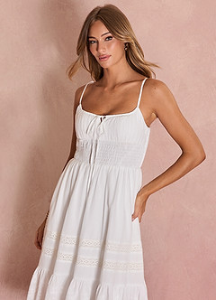 Vestido Blanco Midi Shelly image5