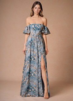 Maxi jurk Ivy Poederblauw image1
