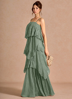Maxi jurk Elmirae Licht Groen image3