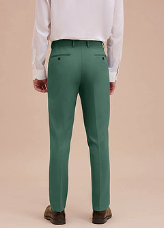 front Ethan Eucalyptus Refined Weave Dress Pants