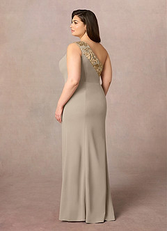 Azazie Aria Mère de la mariée Robes Robe Sirène en Dentelle Paillettes Taupe image9