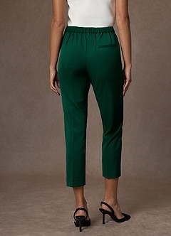 Kennedy Emerald Structured Stretch Dress Pants