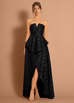 Ondine Negro Vestido largo image5