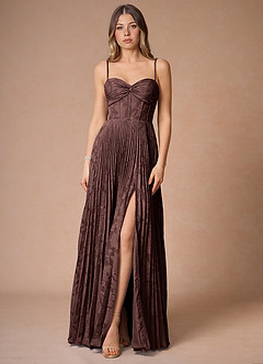 Akiko 모카 코코 맥시 드레스 image3