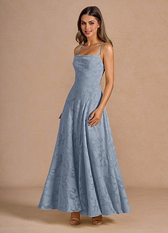 Marlo Powder Blue Corset Prom Dress image5
