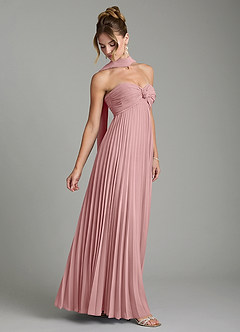 Azazie Tempest Bridesmaid Dresses Dusty Rose Empire Corset Chiffon Convertible Dress image7