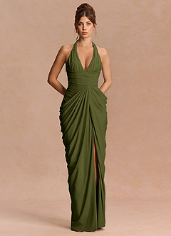 Aurelie Olive Maxi Dress image3