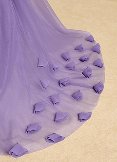 Azazie Lorita Flower Girl Dresses Tahiti A-Line Beaded Tulle Dress image9