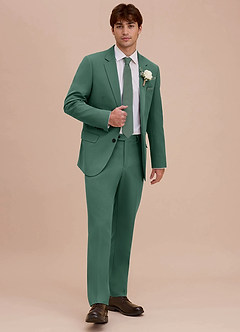 front Ethan Eucalyptus Refined Weave Suit