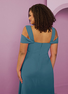 Barbie ♥ Azazie Bridesmaid Dresses Bermuda A-Line Off the Shoulder Chiffon Dress image13