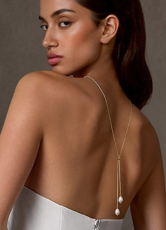 front Pearl Bolo Back Necklace